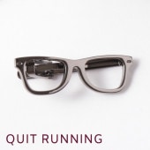 �ѹ�֥���Quit Running �ͥ������ԥ� ���ƥ�쥹 ��������å� ����᥿�� �֥�å����饹 �����ȥ��˥�