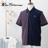 Ben Sherman ٥󥷥㡼ޥ ݥ Ⱦµ 顼֥å 2 ͥӡ Ρۥ磻 Сƥե󥹥ȥ饤 ݥ åեå