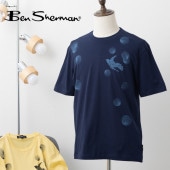 Ben Sherman �٥󥷥㡼�ޥ� T����� Ⱦµ �����С��ɥץ��� 2�� �������� �ͥ��ӡ� ���� �ޥ�� ����ե��å� ���å����ե��å� ���롼�ͥå�