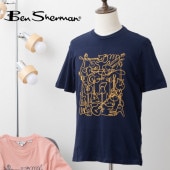 Ben Sherman �٥󥷥㡼�ޥ� T����� Ⱦµ �ߥ塼���å��ޥåɥͥ� 2�� �饤�ȥԥ� �ޥ�� �ڴ� �쥮��顼�ե��å� ���롼�ͥå�
