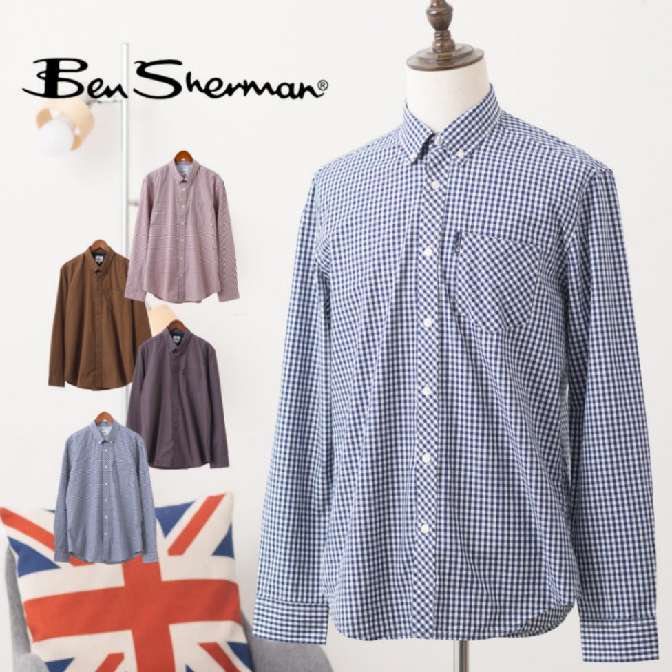ベンシャーマン Ben Sherman ,シャツ 長袖 | ベンシャーマン Ben