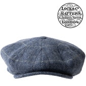 James Lock ॹå 㥹å MUIRFIELD ߥ奢ե ٥ܡå  BLUE HERRINGBONE WINDOWPANE ֥롼 إܡ ɥڥ