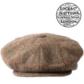 James Lock ॹå 㥹å MUIRFIELD ߥ奢ե ٥ܡå  BROWN HERRINGBONE WINDOWPANE ֥饦 إܡ ɥڥ