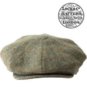 James Lock ॹå 㥹å MUIRFIELD ߥ奢ե ٥ܡå  GREEN HERRINGBONE WINDOWPANE ꡼ إܡ ɥڥ