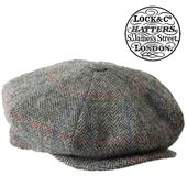 James Lock ॹå 㥹å SANDWICH ٥ܡå  GREY HERRINGBONE WINDOWPANE 졼 إܡ ɥڥ