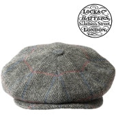 James Lock ॹå 㥹å MUIRFIELD ߥ奢ե ٥ܡå  GREY HERRINGBONE WINDOWPANE 졼 إܡ ɥڥ