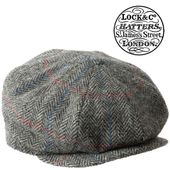 James Lock ॹå 㥹å TREMELO ȥ ٥ܡå  GREY HERRINGBONE WINDOWPANE 졼 إܡ ɥڥ