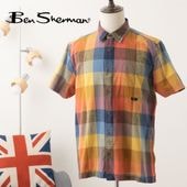 Ben Sherman �٥󥷥㡼�ޥ� Ⱦµ����� �����å���  ������ �ޥ�����顼  CARNABY FIT ���åȥ� 