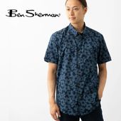 Ben Sherman �٥󥷥㡼�ޥ� Ⱦµ����� �ե�������� ���ƥ��ץ�ե������ �ե� ���� �������ͥ��ӡ� �ܥ�������� MOD FIT �������˥å����åȥ�