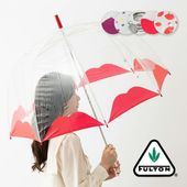 �ե�ȥ� �� ��륮�ͥ� �� Lulu Guinness x FULTON ����� �С��ɥ����� Ĺ�� ��å� ��å� ��ǥ����� ���ե� �ȥ�å�