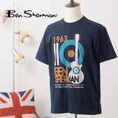 Ben Sherman ٥󥷥㡼ޥ եå ץ T Ⱦµ ͥӡ åݥ ڴ ˥ååȥ ץ ץ 쥮顼եå