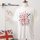 Ben Sherman ٥󥷥㡼ޥ եå ץ T Ⱦµ Ρۥ磻 ˥󥸥åХå ˥ååȥ ץ ץ 쥮顼եå