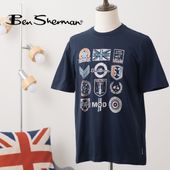 Ben Sherman ٥󥷥㡼ޥ եå ץ T Ⱦµ ͥӡ  ˥ååȥ ץ ץ 쥮顼եå