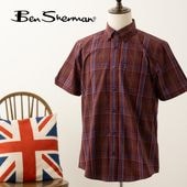Ben Sherman ٥󥷥㡼ޥ Ⱦµ ˥ å 磻 ܥ MOD FIT ˥ååȥ