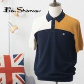 Ben Sherman �٥󥷥㡼�ޥ� ��� Ⱦµ�ݥ������ ���顼�֥��å� �쥮��顼�ե��å�
