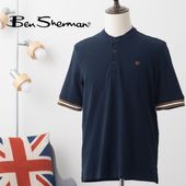 Ben Sherman �٥󥷥㡼�ޥ� Ⱦµ�ݥ������ �إ�꡼�ͥå� ���å����ե��å� �������ͥ��ӡ�