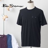 Ben Sherman �٥󥷥㡼�ޥ� ���ݥ��å��դ� T����� Ⱦµ �쥮��顼�ե��å�