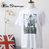 Ben Sherman �٥󥷥㡼�ޥ� T����� Ⱦµ �ۥ磻�� �ӥ�ơ����ݥ����� �ץ��� �������˥å����åȥ� �쥮��顼�ե��å�