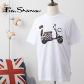 Ben Sherman �٥󥷥㡼�ޥ� T����� Ⱦµ �ۥ磻�� ���������� �ץ��� �������˥å����åȥ� �쥮��顼�ե��å�