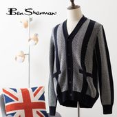 �٥󥷥㡼�ޥ� Ben Sherman ���㥬���ɥ��ȥ饤�ץ����ǥ����� �������ͥ��ӡ� �����ǥ�����