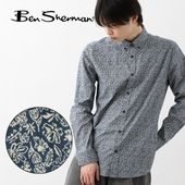 Ben Sherman �٥󥷥㡼�ޥ� Ĺµ����� �ե������ �ץ��� ���� ����ǥ��� MOD FIT �ܥ��������  ��˥��å���
