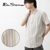 Ben Sherman �٥󥷥㡼�ޥ� Ⱦµ����� ���ȥ饤�� ���Ρ��ۥ磻�� CARNABY FIT ���åȥ� ��˥��å��� 