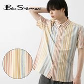 Ben Sherman �٥󥷥㡼�ޥ� Ⱦµ����� ���ȥ饤�� �����ܥ꡼ CARNABY FIT ���åȥ� ��˥��å��� 