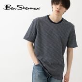Ben Sherman �٥󥷥㡼�ޥ� T����� ���ȥ饤�� Ⱦµ �������ͥ��ӡ� ���å����ե��å� ���åȥ� ���롼�ͥå� ��˥��å���