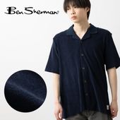 Ben Sherman �٥󥷥㡼�ޥ� ��������Ⱦµ����� ���� �������ͥ��ӡ� RELAXED FIT ���åȥ� ��˥��å���