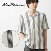 Ben Sherman �٥󥷥㡼�ޥ� ����Ⱦµ����� ���ȥ饤�� ���Ρ��ۥ磻�� RELAXED FIT ��˥��å���