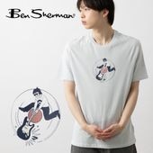 Ben Sherman �٥󥷥㡼�ޥ� T����� �������åȥޡ��� �饤�ȥ֥롼 �쥮��顼�ե��å� ��˥��å���