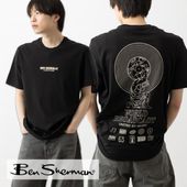 Ben Sherman �٥󥷥㡼�ޥ� T����� �Хå��ץ��� �֥�å� ���å����ե��å� ��˥��å���