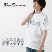 Ben Sherman �٥󥷥㡼�ޥ� T����� ���������� �ۥ磻�� �쥮��顼�ե��å� ��˥��å���