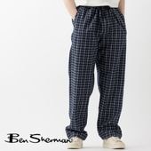 �٥󥷥㡼�ޥ� Ben Sherman �����å��� �ȥ饦���� �ѥ�� �ޥ�� REGULAR FIT �����Ǻ� ���å���  ��˥��å��� 