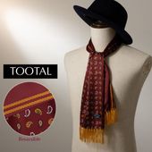 Tootal Vintage ��˥��å��� �ԥ奢 ���륯 �������� �����å��֥�å� ��С����֥� �ڥ����꡼ �ȥ������� ������ơ��� 