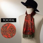 Tootal Vintage ��˥��å��� �ԥ奢 ���륯 �������� ��åɥ�����ɥ��꡼�� ���ޥ����� �ȥ������� ������ơ��� ��˥��å���