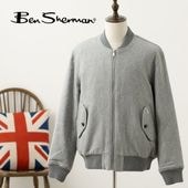 Ben Sherman �٥󥷥㡼�ޥ� �ܥ�С����㥱�å� �֥륾�� �����С�  ���졼 ����ץ� �������� ��˥��å��� 
