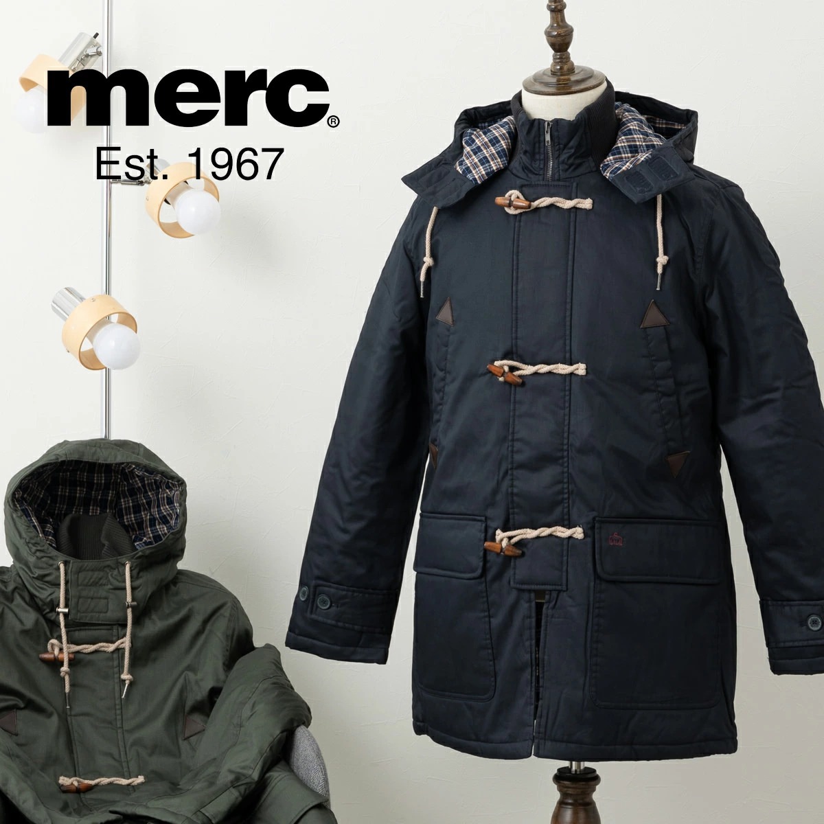 ��륯����ɥ� �ѡ��������� �ߥåɥ�󥰥� ���åե륳���� ���㥱�å� Merc London  ������������ �ͥ��ӡ� �������� ��å��ե��å����