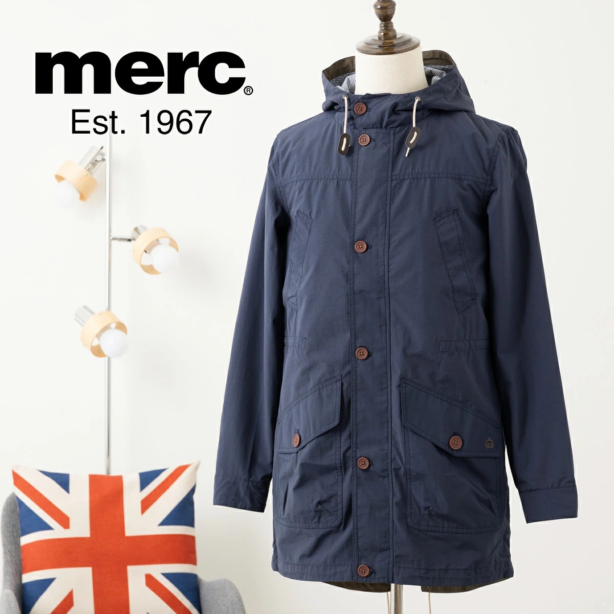 ��륯����ɥ� �ѡ������㥱�å� ��å������� ���㥱�å� Merc London  �������֥롼 �������� �饤�ȥѡ��� ��å��ե��å���� ���