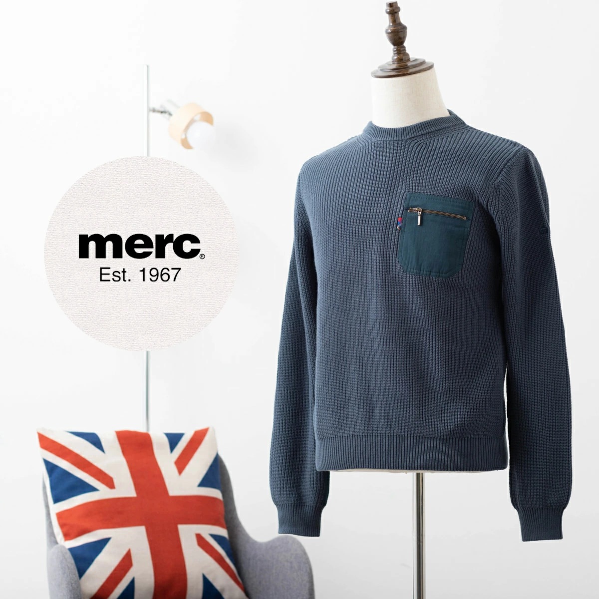 �������� �ߥ꥿�꡼ �˥å� �ץ�ߥ��� ������ơ����֥롼 ��� Merc London ��륯����ɥ�