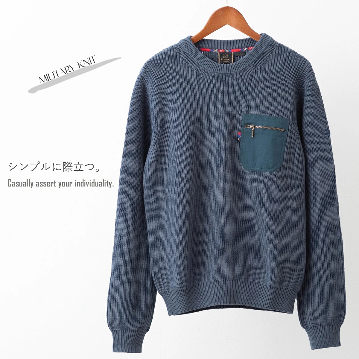 �������� �ߥ꥿�꡼ �˥å� �ץ�ߥ��� ������ơ����֥롼 ��� Merc London ��륯����ɥ�