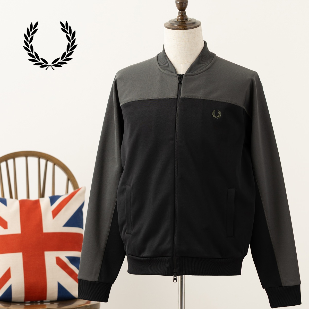 Fred Perry �ե�åɥڥ꡼ �ȥ�å����㥱�å� ���㡼�� ���顼�֥��å� ���åץ��롼 ��˥��å��� �ե�����ɥ��꡼�� ��������Ź 