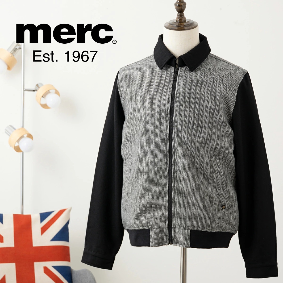 ��륯����ɥ� �ϥ��ȥ󥸥㥱�å� �����󥰥ȥå�  Merc London ���ȥ� ������ �֥�å� �إ��ܡ��� �ġ��ȥ󥫥顼 ������������å� ���㥱�å� �������� ��å��ե��å����