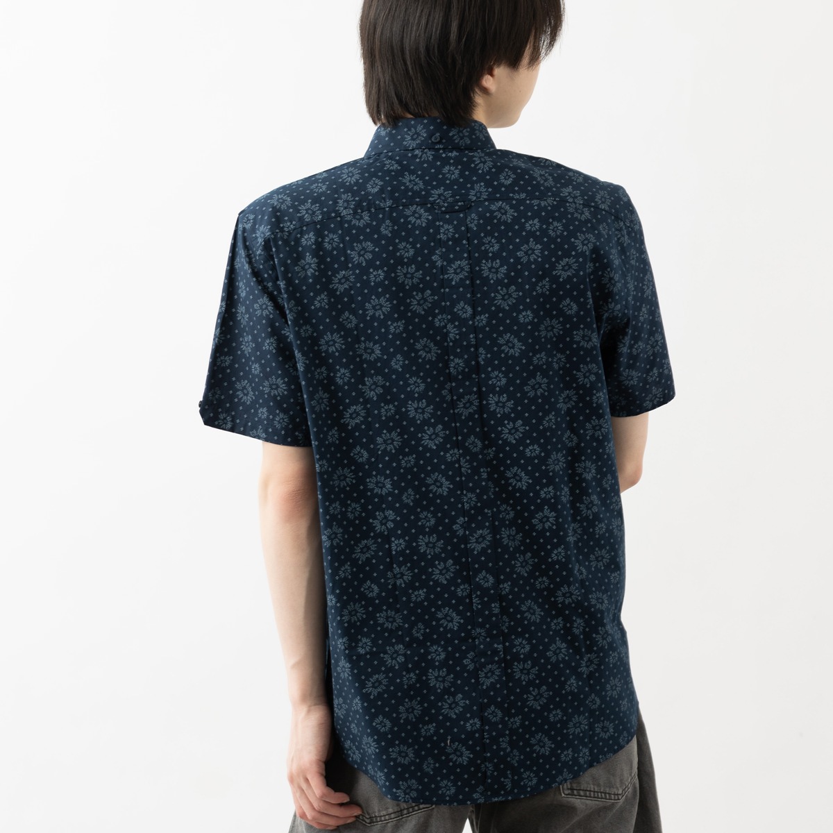 Ben Sherman �٥󥷥㡼�ޥ� Ⱦµ����� ���� �������ͥ��ӡ� MOD FIT ��˥��å���