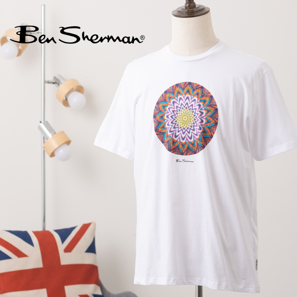 Ben Sherman �٥󥷥㡼�ޥ� ����ե��å� �ץ��� T����� Ⱦµ �ۥ磻�� �ե����ƥ��Х륿�����å� �������åȥޡ��� �������˥å����åȥ� ����ץ� �ץ��� �쥮��顼�ե��å�