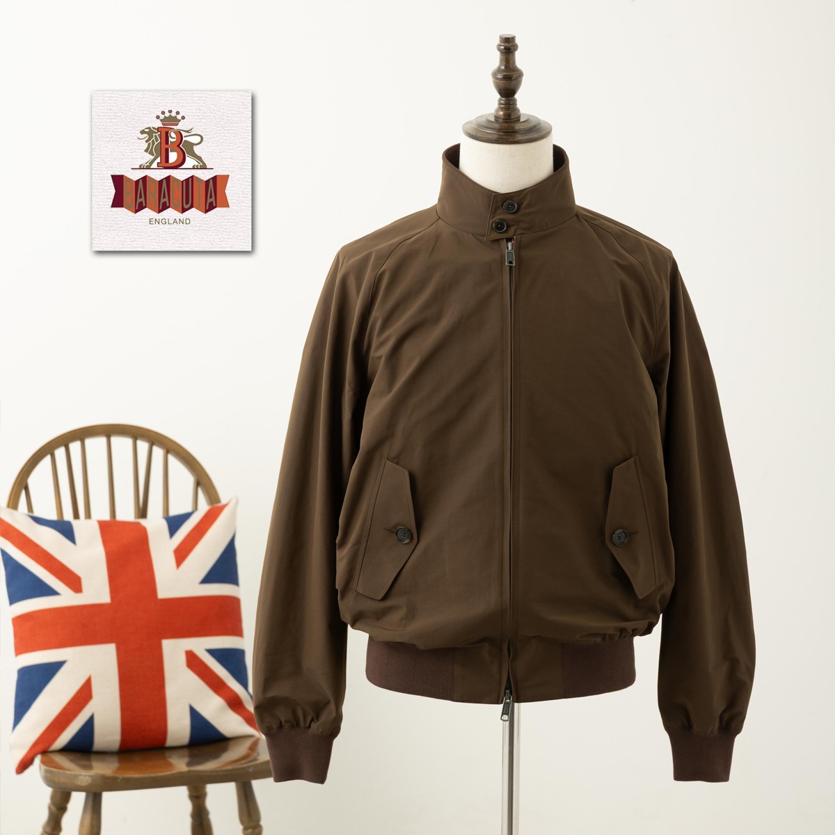 �Х饯���� Baracuta G9 ���ꥸ�ʥ� �ϥ��ȥ󥸥㥱�å� �����󥰥ȥå� ���졼�ȥ֥�å� �ѹ��� 