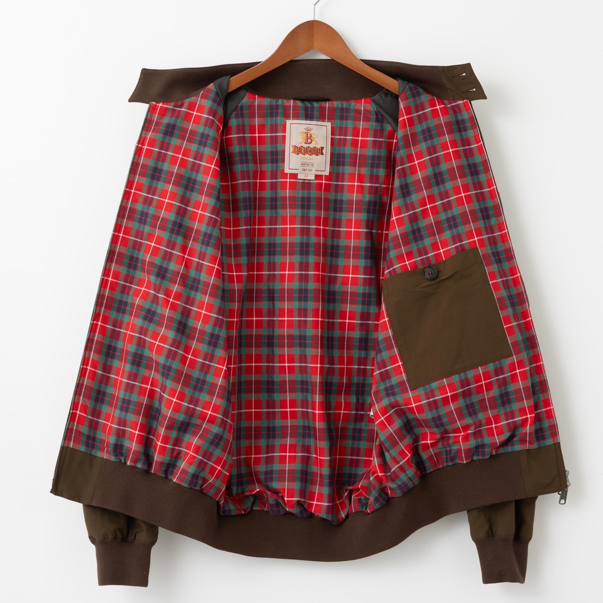 �Х饯���� Baracuta G9 ���ꥸ�ʥ� �ϥ��ȥ󥸥㥱�å� �����󥰥ȥå� ���졼�ȥ֥�å� �ѹ��� 