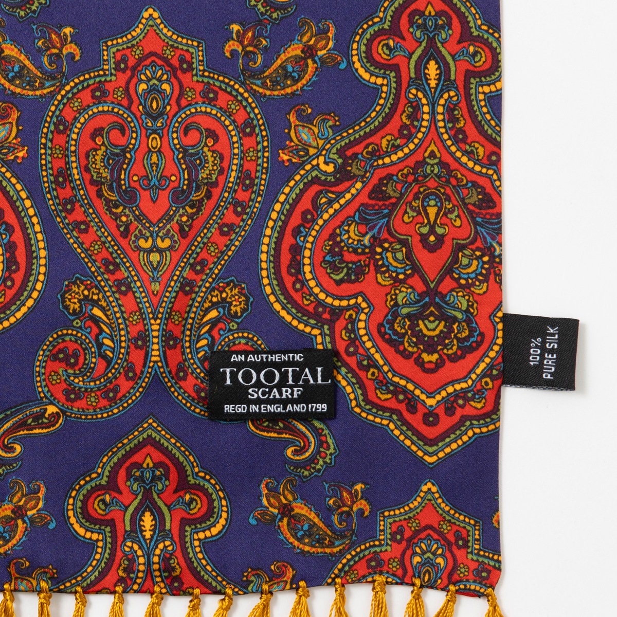 Tootal Vintage ��˥��å��� �ԥ奢 ���륯 �������� �ͥ��ӡ���å� ���ޥ����� �ȥ������� ������ơ��� �˽����� 