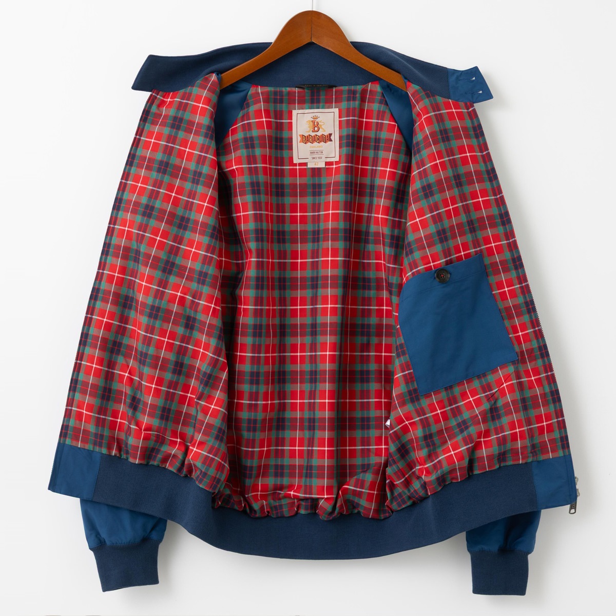 �Х饯���� Baracuta G9 ���ꥸ�ʥ� �ϥ��ȥ󥸥㥱�å� �����󥰥ȥå� ��⡼����֥롼 �ѹ��� 