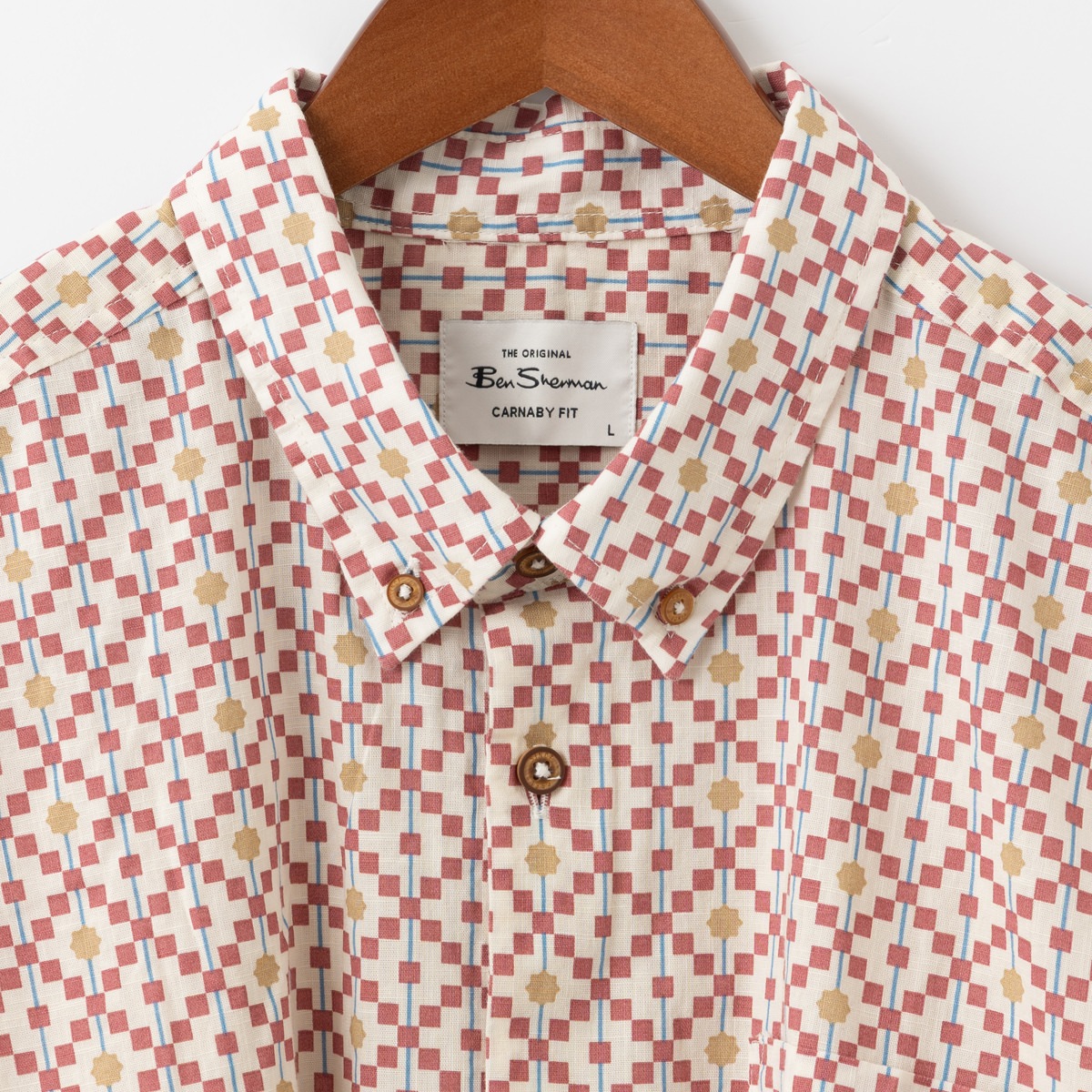 Ben Sherman �٥󥷥㡼�ޥ� Ⱦµ����� �����ץ��� ������ CARNABY FIT ���åȥ� ������ȥ�å� ��˥��å���